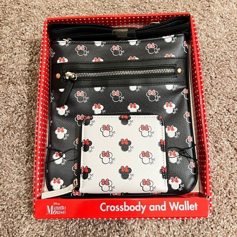 Minnie Mouse Crossbody Bag and Wallet